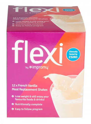 Flexi By Impromy French Vanilla Meal Replacement Shakes 12 Pack Biotech SuperPharmacyPlus