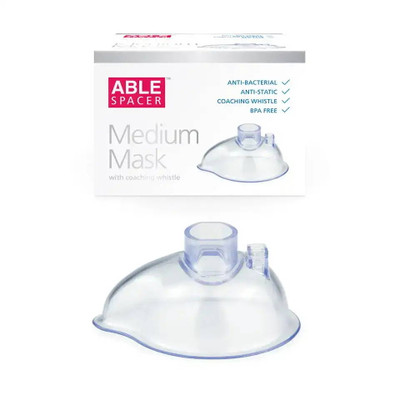 Able Spacer™ Medium Mask with Coaching Whistle ( ABLE ) from SuperPharmacyPlus