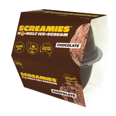 Screamies No Melt Icecream Chocolate | 120g x 2