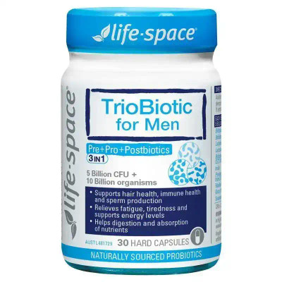 Life-Space TrioBiotic for Men | 30 Capsules ( Life-Space ) from SuperPharmacyPlus