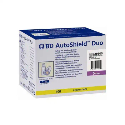 BD AutoShield Duo Safety Pen Needle 30G x 5mm ( BD ) from SuperPharmacyPlus