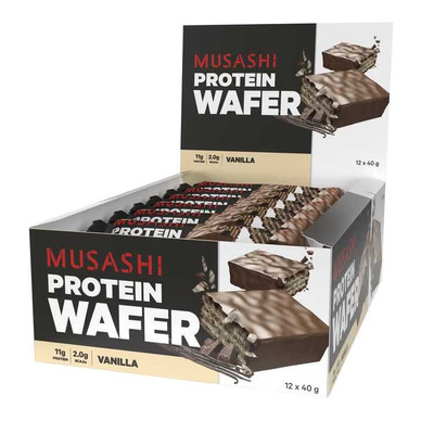 Musashi Protein Wafer Vanilla | 40g Singel Bar ( Musashi ) from SuperPharmacyPlus