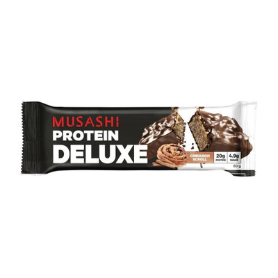 Musashi Deluxe Protein Bar Choc Caramel Brownie Available At SuperPharmacyPlus