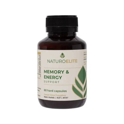 NaturoElite Memory & Energy Support | 60 Tablets