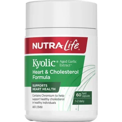 NutraLife Kyolic Aged Garlic Extract | 60 Caps Available at SuperPharmacyPlus