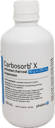 Carbosorb X Suspension 250ml