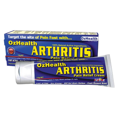 OzHealth Arthritis Pain Relief Cream 114g