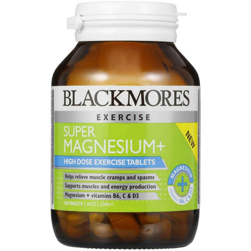 Blackmores Super Magnesium 100 Tablets Blackmores SuperPharmacyPlus