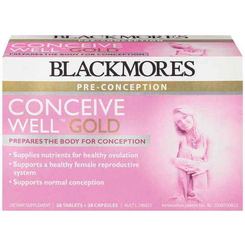 Blackmores Conceive Well Gold 28 Tablets 28 Capsules Blackmores SuperPharmacyPlus