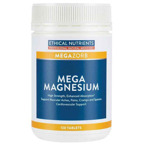 Ethical Nutrients Mega Magnesium 120 Tablets Ethical Nutrients SuperPharmacyPlus
