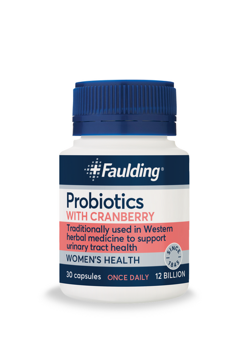 Faulding Probiotics with Cranberry 30 Capsules Faulding SuperPharmacyPlus