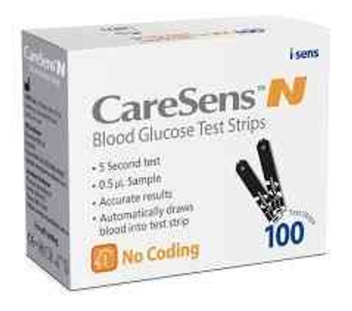 Caresens N Blood Glucose Test Strips - 100 i-SENS Inc SuperPharmacyPlus