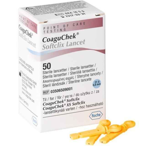 CoaguChek Softclix Lancet x50 Roche SuperPharmacyPlus
