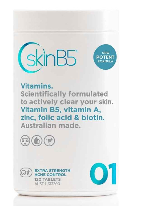 SkinB5 Extra Strength Acne Control Tablets 120 SkinB5 SuperPharmacyPlus