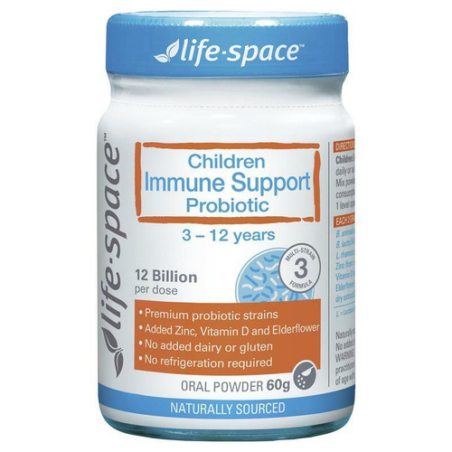 Life Space Children Immune Support Probiotic Powder 60g Evolution Health Pty Ltd SuperPharmacyPlus