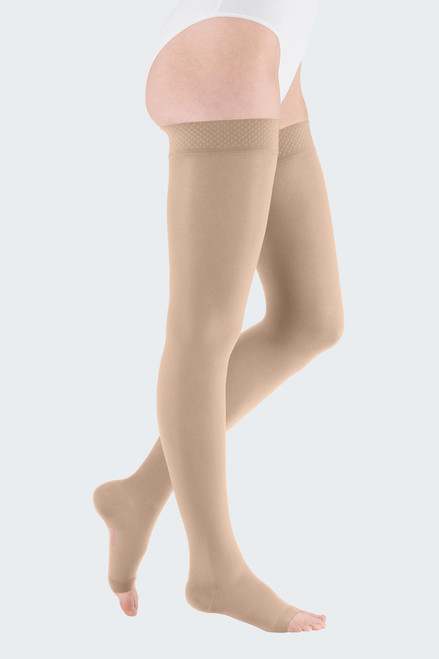 Duomed CCL2 Waist High Compression Stockings with Silicone Top Band MEDI Australia SuperPharmacyPlus