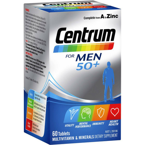 Centrum For Men or 50 60 Pack SuperPharmacyPlus