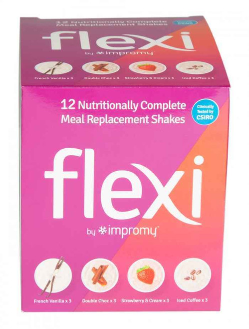 Flexi By Impromy Assorted Meal Replacement Shakes 12 Pack Biotech SuperPharmacyPlus