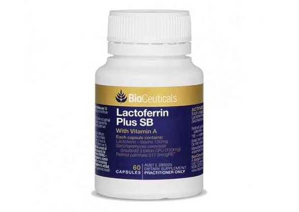 Bioceuticals Lactoferrin plus SB 60 Capsules BioCeuticals SuperPharmacyPlus