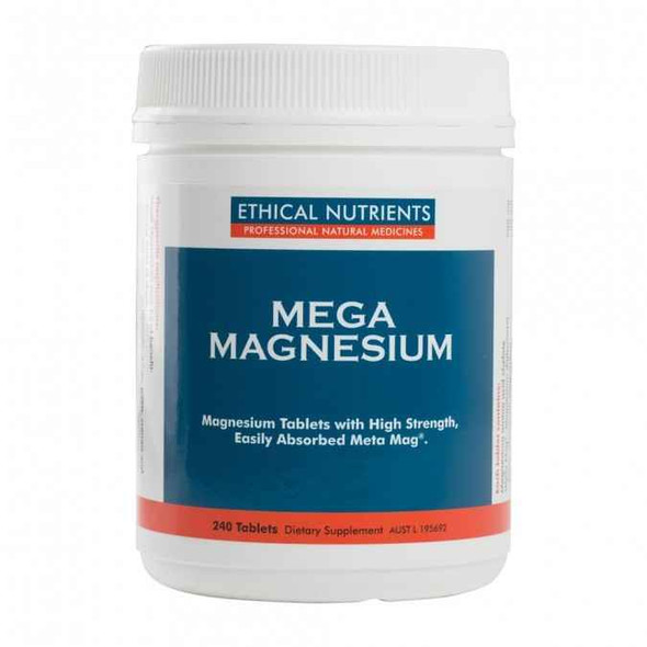 Ethical Nutrients Mega Magnesium 240 Tablets Ethical Nutrients SuperPharmacyPlus