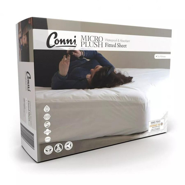 Conni Micro Plush Queen Fitted Sheet  by  available at SuperPharmacy Plus