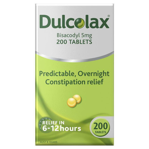 Dulcolax Tablets 200 Pack Sanofi SuperPharmacyPlus