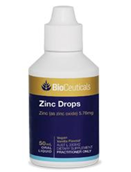 BioCeuticals Zinc Drops or 50ml SuperPharmacyPlus