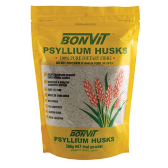 Bonvit Psyllium Husks 500g  by  available at SuperPharmacy Plus