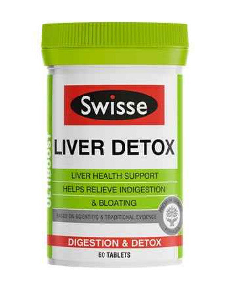 Swisse Ultiboost Liver Detox 60 tablets Swisse SuperPharmacyPlus