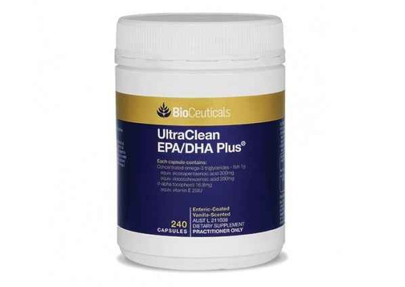 Bioceuticals UltraClean EPA/DHA Plus 240 Capsules BioCeuticals SuperPharmacyPlus