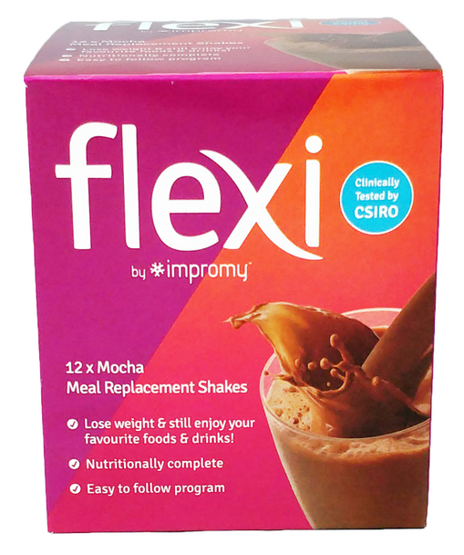 Flexi By Impromy Mocha Meal Replacement Shakes 12 Pack