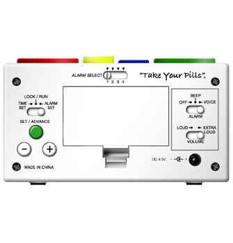 MedCenter Talking Alarm Clock Medication Reminder SuperPharmacyPlus