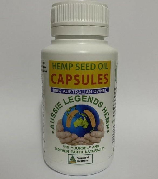 Aussie Legends Hemp Seed Oil 60 Soft Gel Capsules Aussie Legends Hemp Pty Ltd SuperPharmacyPlus