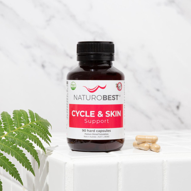 Naturobest Cycle & Skin Support | 90 Capsules  by  available at SuperPharmacy Plus