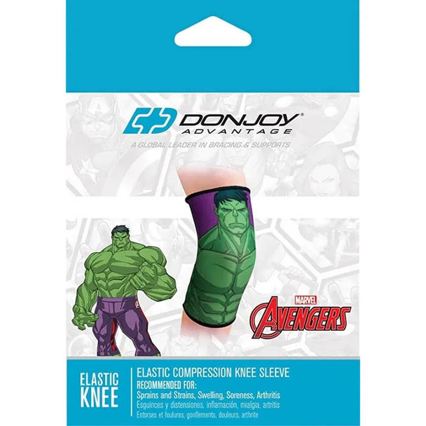Donjoy Marvel Elastic Knee Sleeve Youth or Hulk DonJoy SuperPharmacyPlus