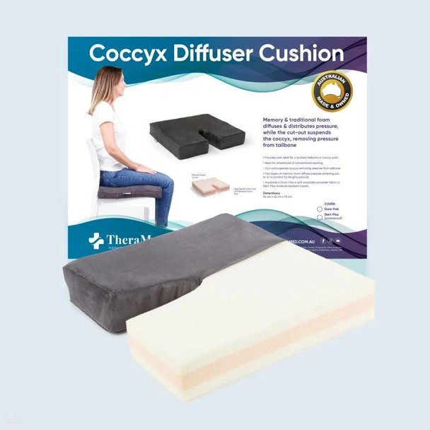 Cushion Coccyx Diffuser 44x42x7.5 TherMed  by  available at SuperPharmacy Plus