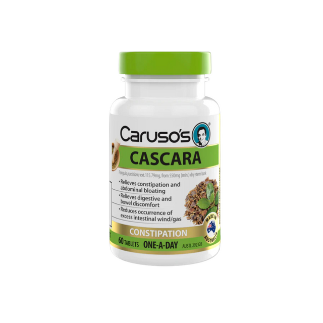 Caruso's Cascara | 60 Tablets by Carusos available at SuperPharmacy Plus