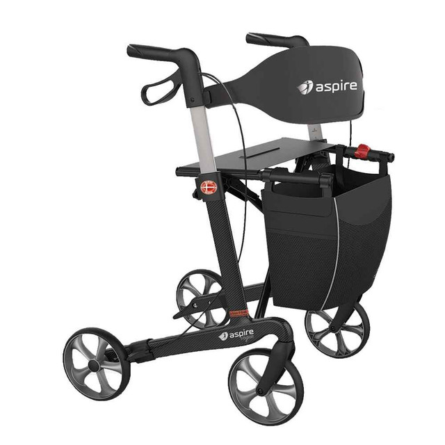 Carbon Fibre Walker | Aspire Vogue by ASPIRE available at SuperPharmacy Plus