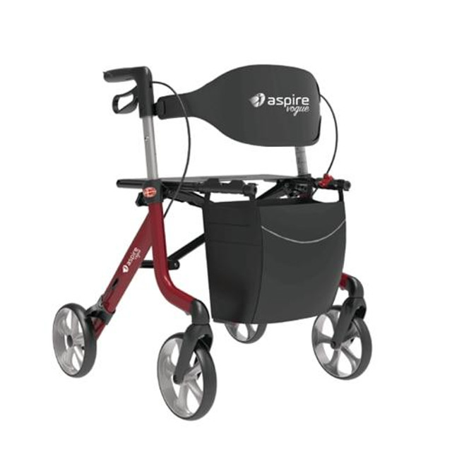 Aspire Vogue 2 Walker | X-frame Lightweight Rollator by ASPIRE available at SuperPharmacy Plus