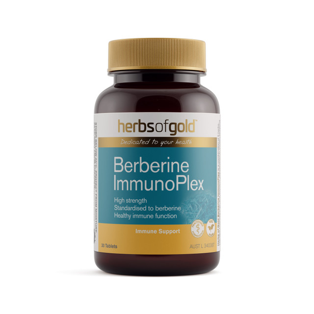 Berberine ImmunoPlex by Herbs of Gold | 30 Tablets by Herbs of Gold available at SuperPharmacy Plus