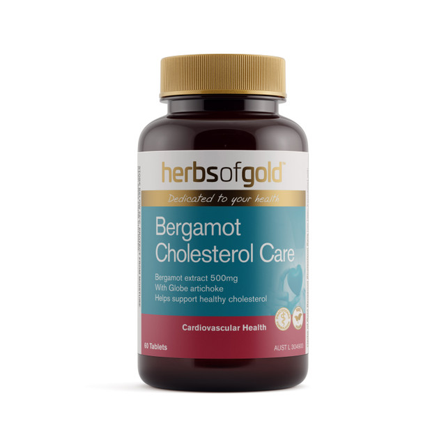 Herbs of Gold Bergamot Cholesterol Care | 60 Tablets by Herbs of Gold available at SuperPharmacy Plus
