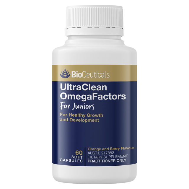Bioceuticals UltraClean OmegaFactors for Juniors | 60 Capsules by Bioceuticals available at SuperPharmacy Plus