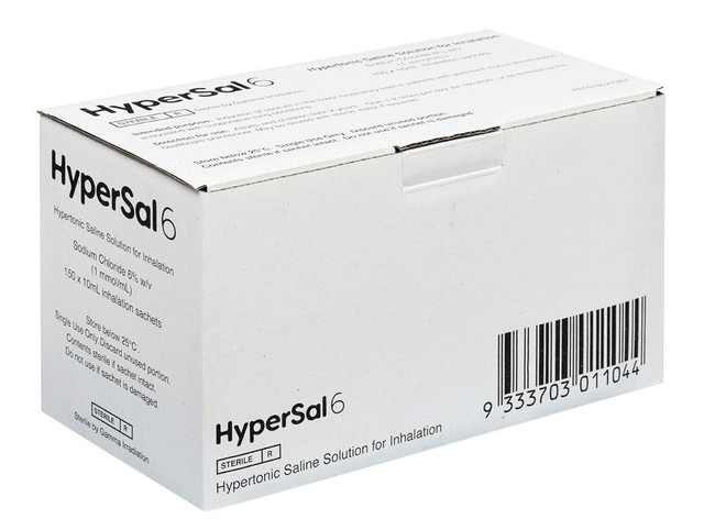 Hypersal6 Saline Solution for Inhalation | 150 x 10ml by Hypersal6 available at SuperPharmacy Plus