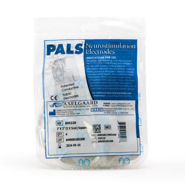 PALS Platinum 50x50mm Square Electrodes | 4 Pack by Pals available at SuperPharmacy Plus