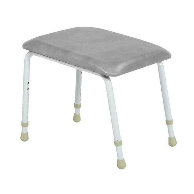 Height Adjustable Footstool | Grey by Rehab & Mobility Wholesalers available at SuperPharmacy Plus
