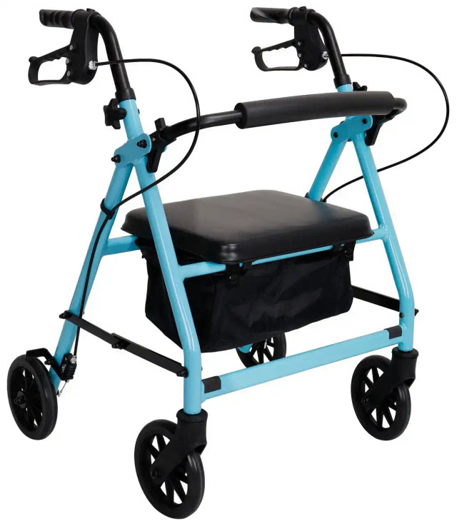 PA300 PETITE ALUMINIUM ROLLATOR by PQUIP available at SuperPharmacy Plus