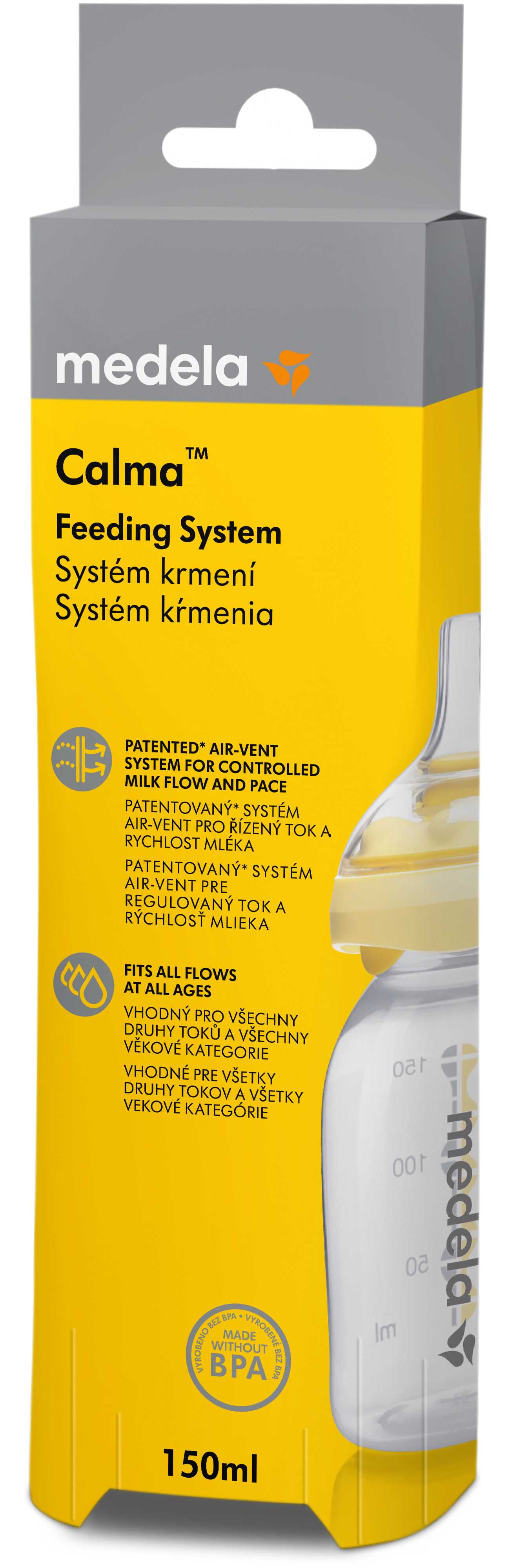 Medela Bottle Medela Calma Age Medela Calma Bottle With Teat 150ml