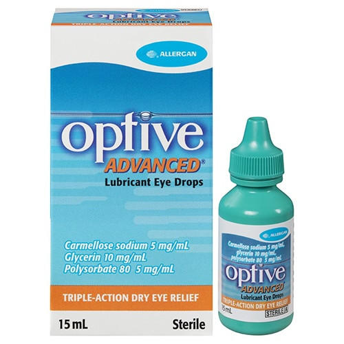 Optive Advanced Lubricant Eye Drops | 15ml