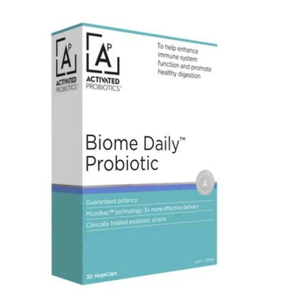 Why does Biome Daily Probiotic include two separate Lactobacillus plantarum strains?