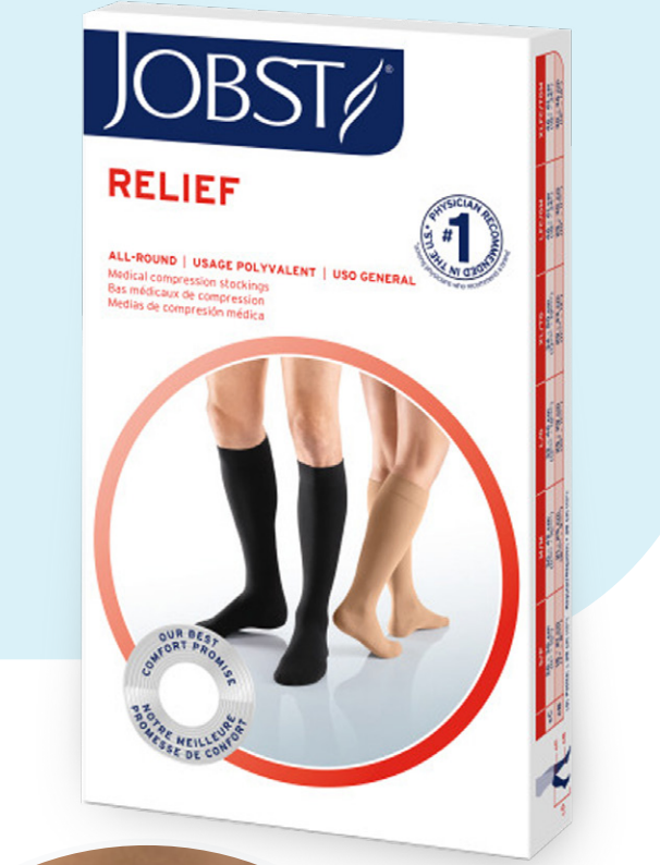 JOBST Relief Chap 20-30mmHg Open Toe Compression Garment